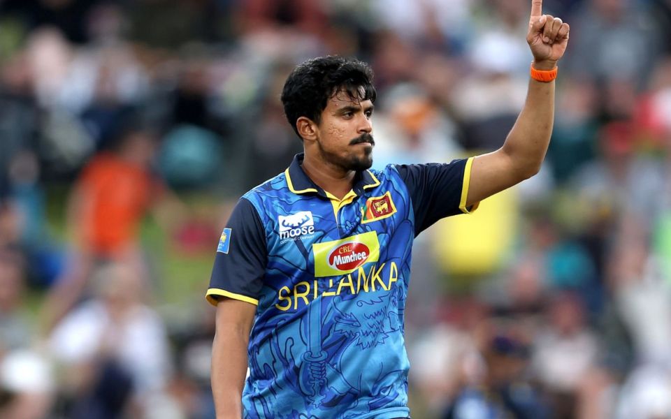 Maheesh Theekshana registers memorable hattrick against New Zealand in second ODI of series