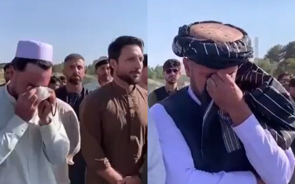 [WATCH] Rashid Khan, Rahmanullah Gurbaz, & Afghanistan stars break down while bidding final farewell to Shapoor Zadran
