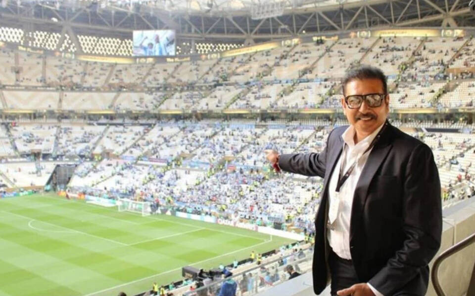 Ravi Shastri in FIFA World Cup 2022 Final