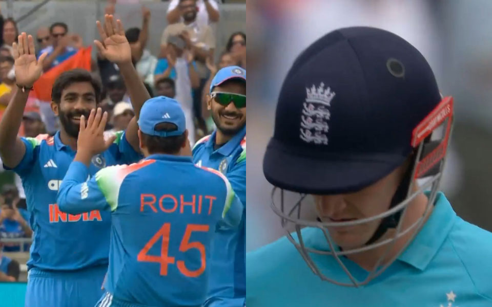 [WATCH] Jasprit Bumrah marks his return with 150th ODI wicket, packs away Harry Brook