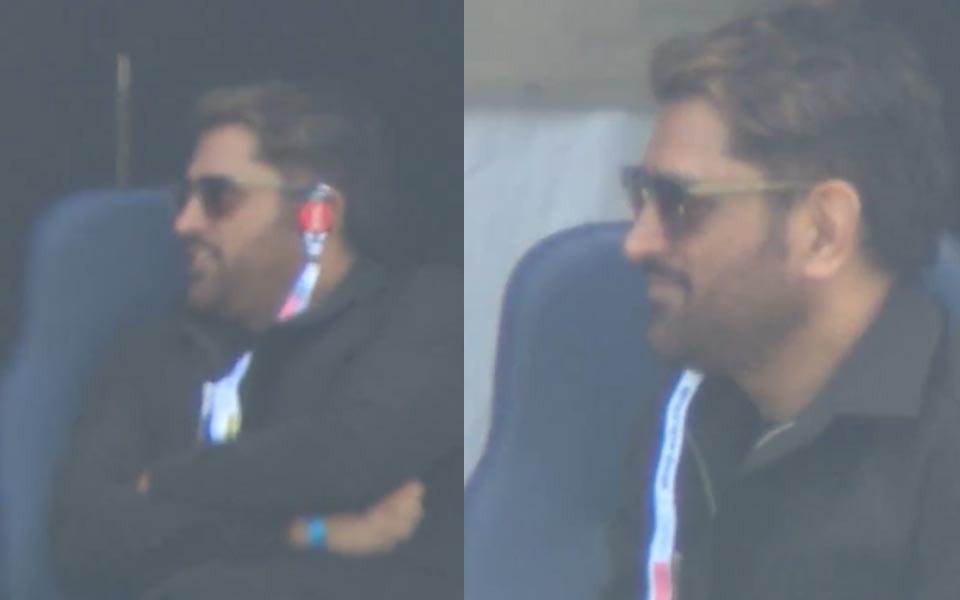 MS Dhoni spotted with young fan at Edgbaston ODI