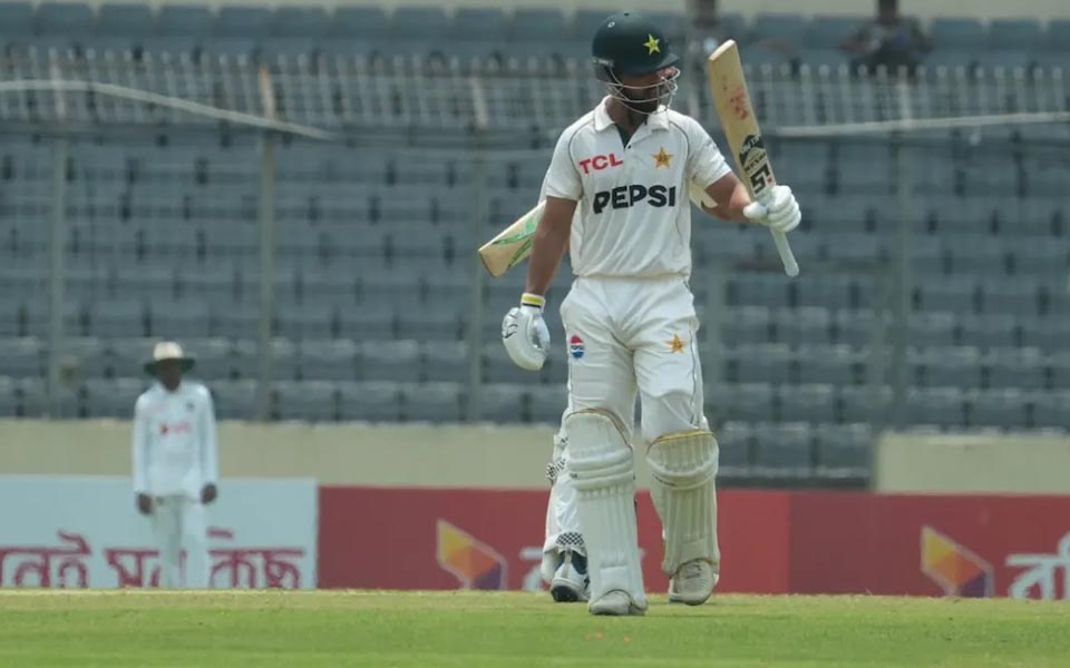 Pakistan opener Abdullah Fazal ruled out of West Indies and England Test series with back injury