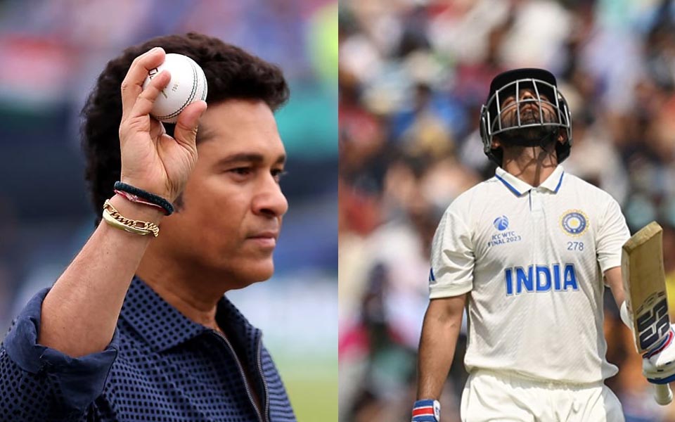 'You showed that composure isn't the opposite of aggression' - Sachin Tendulkar hails Ajinkya Rahane on his remarkable career