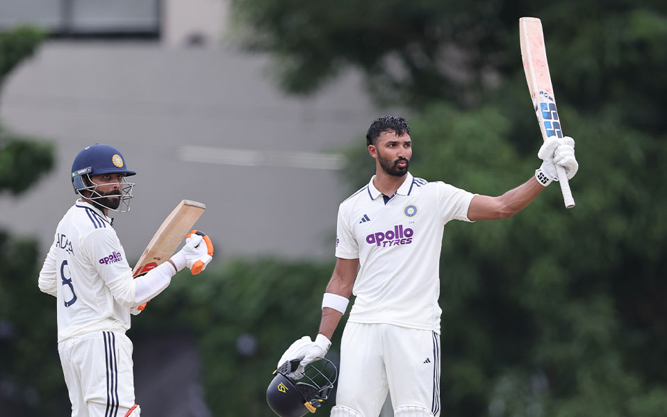 Devdutt Padikkal scores impressive century in India's warm-up match against SLC XI
