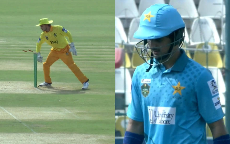 Saim Ayub runs himself out in bizarre fashion during Champions Cup 2026