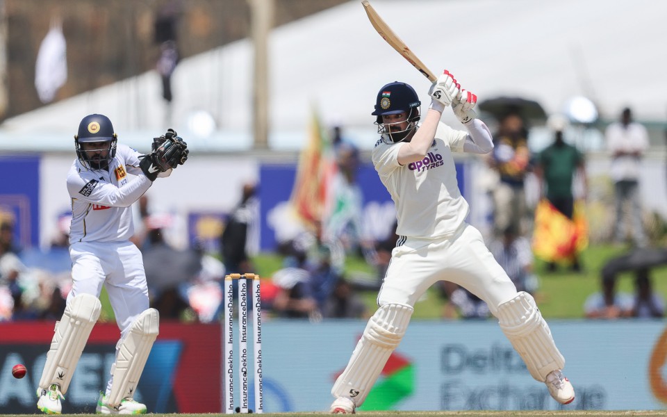 KL Rahul during Sri Lanka vs India Test at Galle