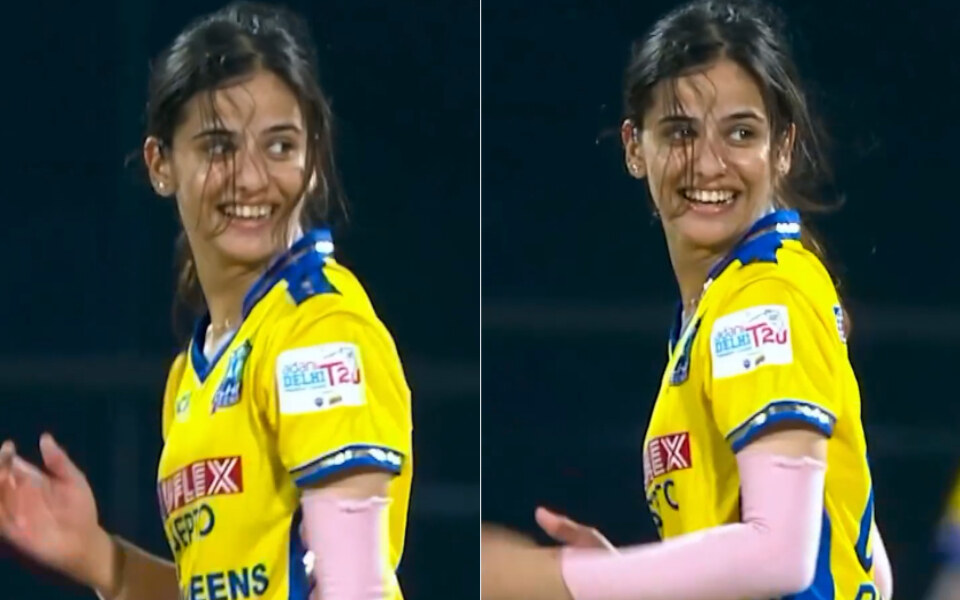 [WATCH] WDPL 2026: Medhavi Bidhuri's '67' celebration goes viral after dismissing Nishika Singh in season opener