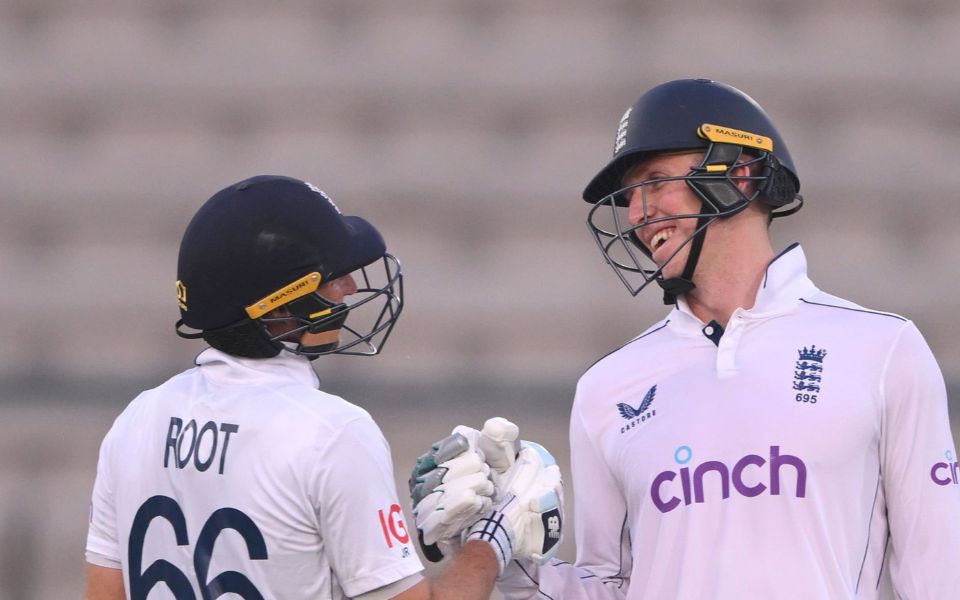 Joe Root and Zak Crawley