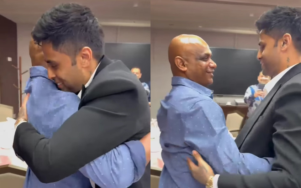 'Getting fitter, trying to make a comeback?' - Suryakumar Yadav left impressed by Sanath Jayasuriya's fitness at 57