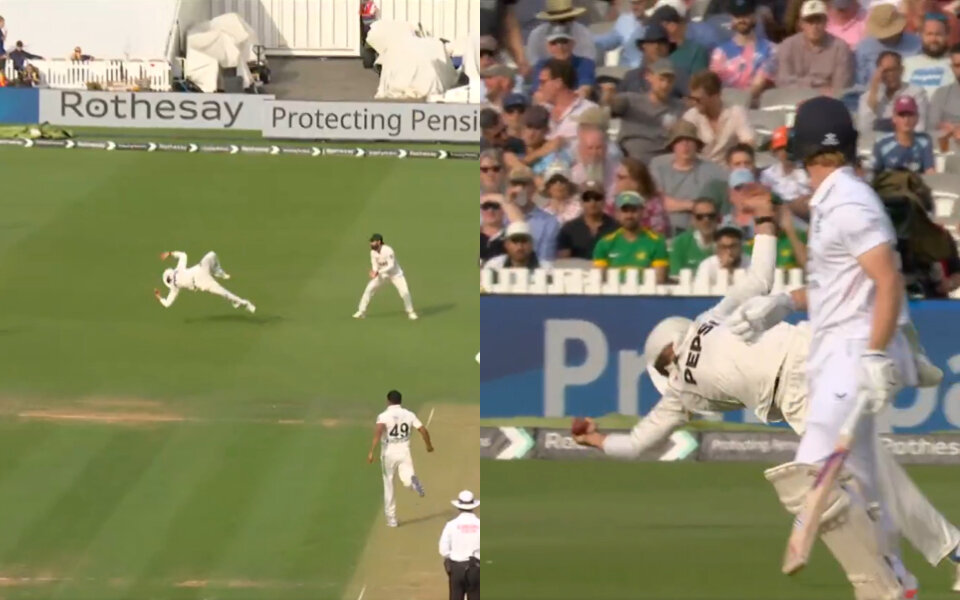 [WATCH] ENG vs PAK 2026: Salman Agha stuns Lord's with one-handed catch to dismiss Jordan Cox