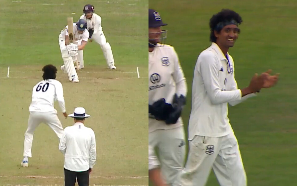 [WATCH] Sai Kishore bowls Ben Stokes for 45 in County Championship as Durham post big first innings