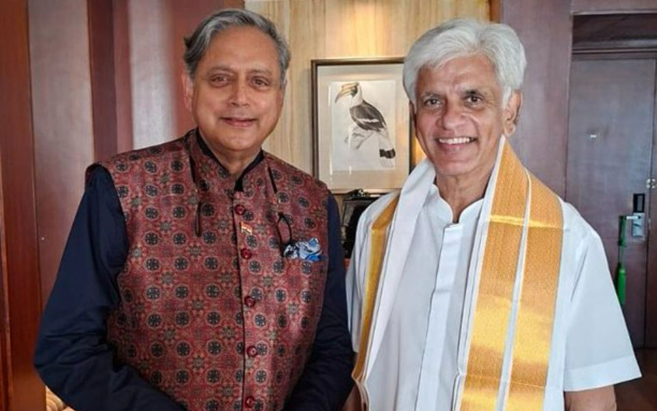 Shashi Tharoor and Arjuna Ranatunga