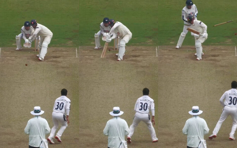 Kuldeep Yadav takes career-best 10 wickets as Yorkshire beat Essex by an innings and 106 runs