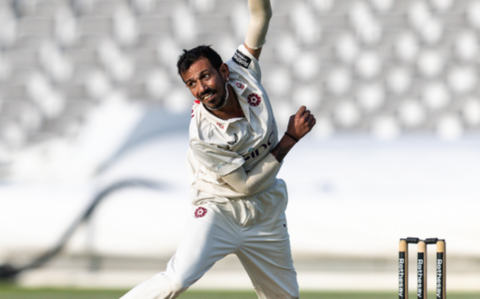 Yuzvendra Chahal gets guard of honour in last appearance for Northamptonshire