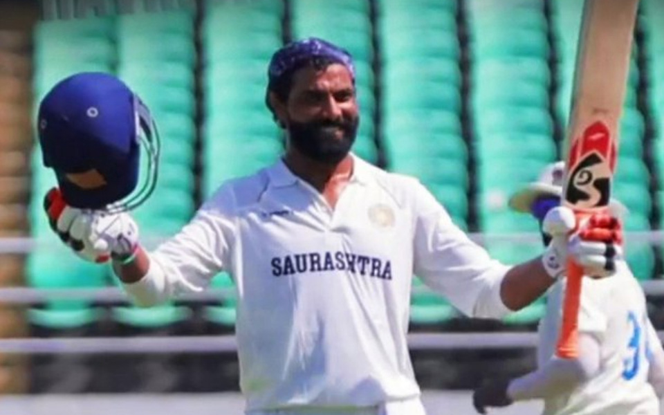 Ravindra Jadeja hits 16th first-class century, scores 102 for Saurashtra in Ranji Trophy 2026-27