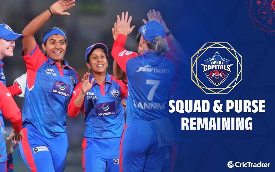 Delhi Capitals Women WPL 2027 Auction: Players Bought, Remaining Purse, and Full Squad