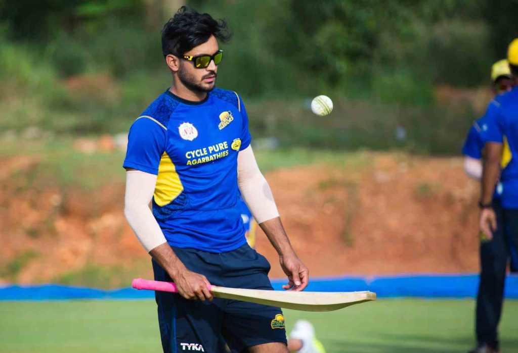 Manish Pandey during the practice session KPL4