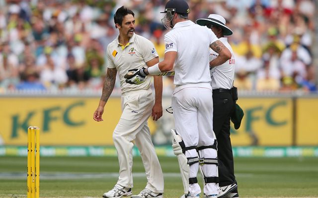 Kevin Pietersen & Mitchell Johnson cricketers