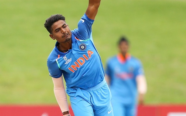 Anukul Roy bowling U19 World Cup