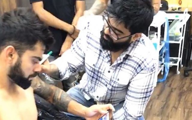 Virat Kohli visits Mumbai tattoo studio for consultations See pics