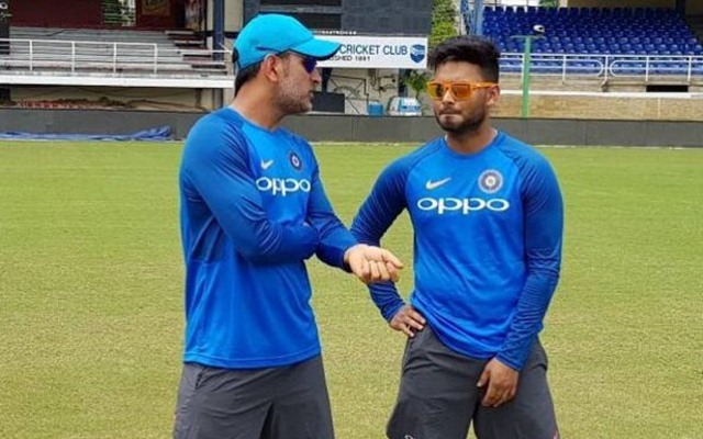 MS Dhoni Rishabh Pant Dilip Vengsarkar