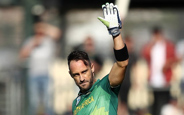 Faf du Plessis of South Africa