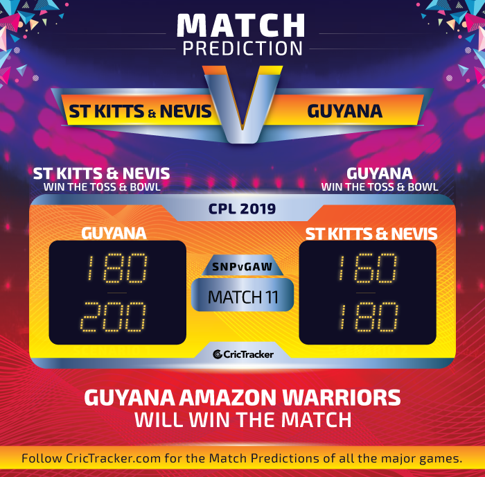 CPL-2019-SNPvGAW-match-Prediction-St-Kitts-and-Nevis-Patriots-vs-Guyana-Amazon-Warriors