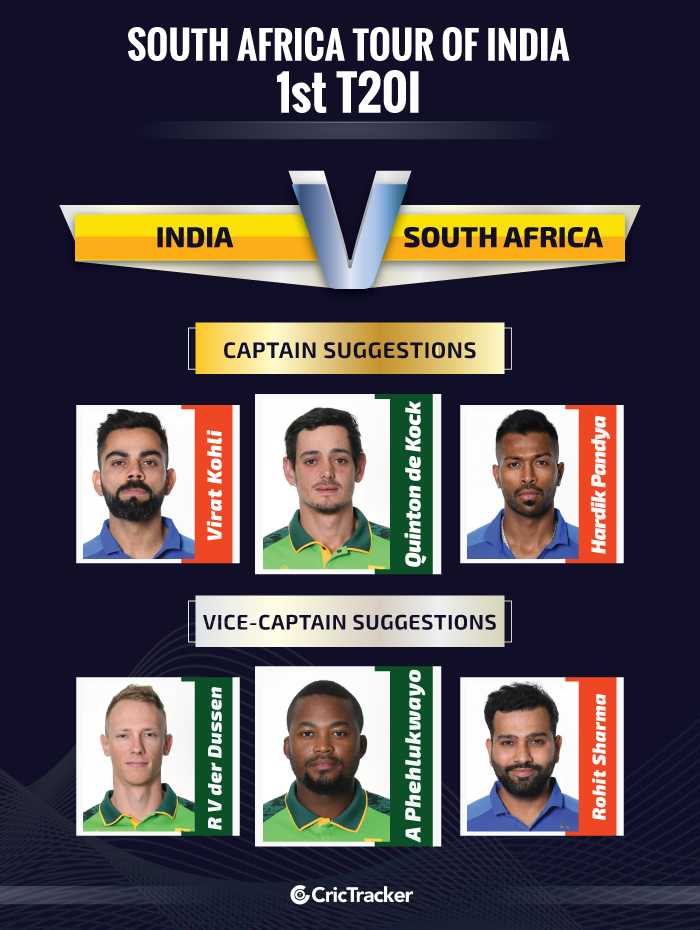 INDvSA-1st-T20I-Captain-n-Vice-captain-for-Fantasy-teams-site