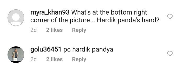 Hardik Pandya Instagram