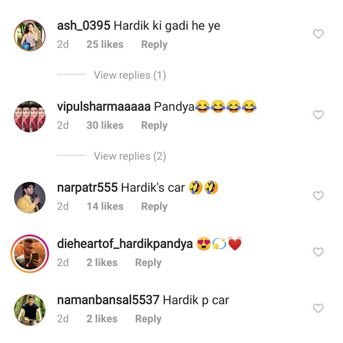 Hardik Pandya Instagram