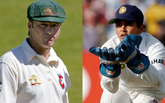 Steve Waugh and Parthiv Patel