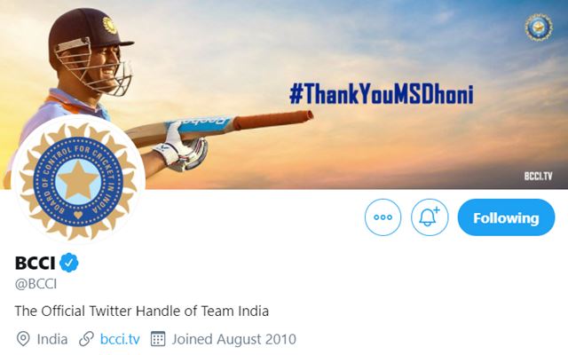 BCCI Twitter Cover Picture