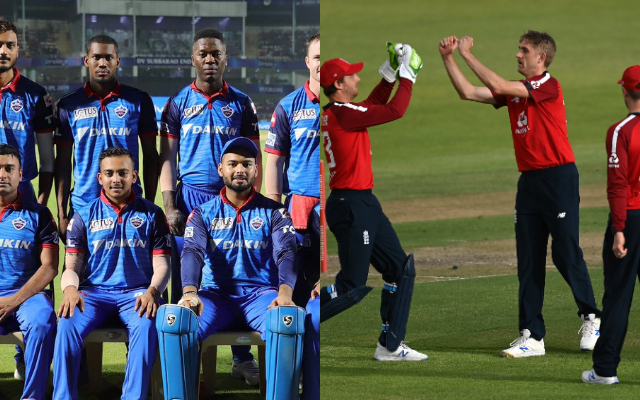 Delhi Capitals and England international equivalents of the current IPL teams