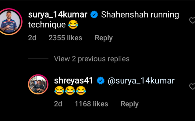 Suryakumar Yadav's comment