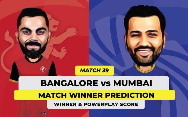 RCB vs MI Match Prediction - Who will win today's IPL match?