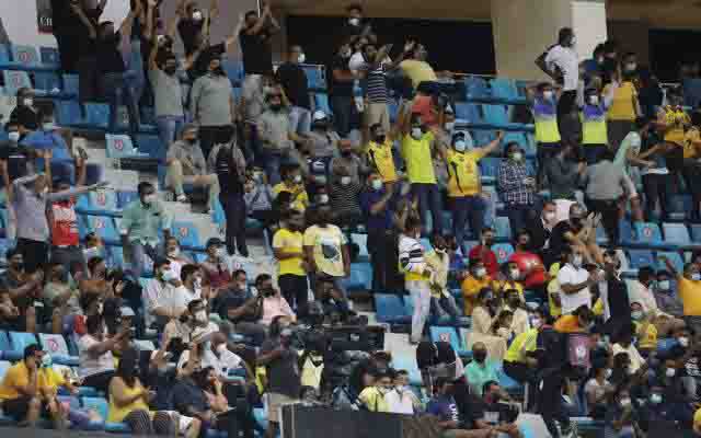Fans during IPL 2021