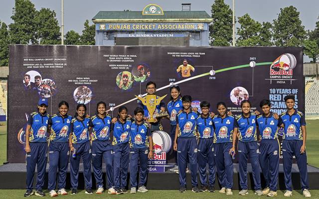 Red Bull Campus Cricket Women's Champion Team - Rizvi College Mumbai