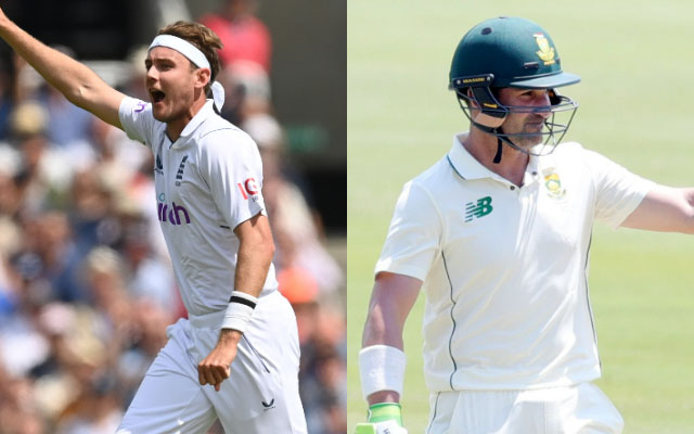 Stuart Broad vs Dean Elgar