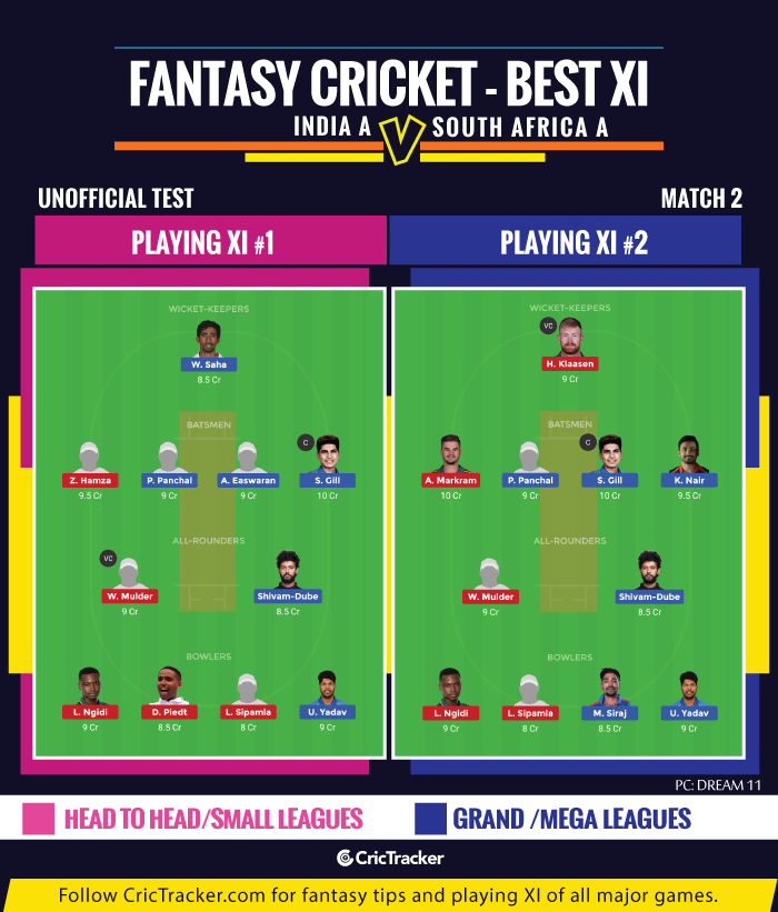 2nd-Unofficial-Test-Fantasy-Tips-XI-India-A-vs-South-Africa-A,-2019