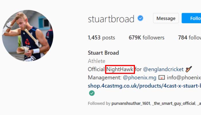 Stuart Board Instagram Bio
