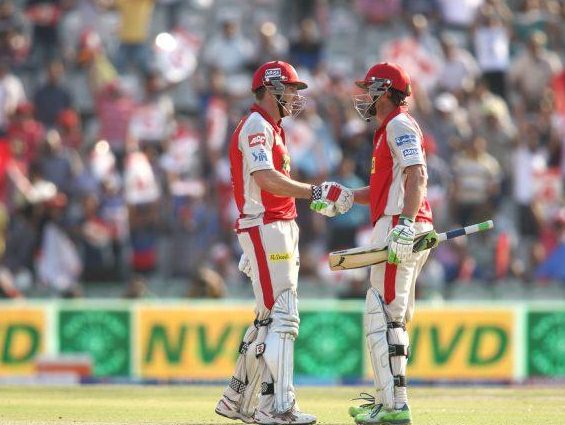 Adam Gilchrist and Shaun Marsh