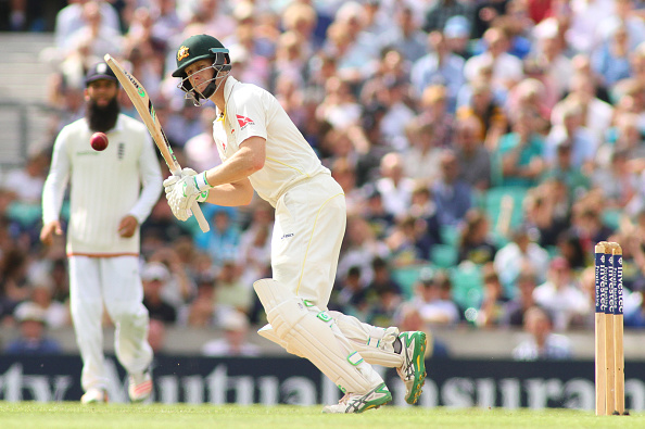 LONDON, ENGLAND - AUGUST 21: Adam Voges of Australia plays a shot during day two of the 5th Investec Ashes Test match between England and Australia at The Kia Oval on August 21, 2015 in London, United Kingdom. (Photo by Mitchell Gunn/Getty Images)