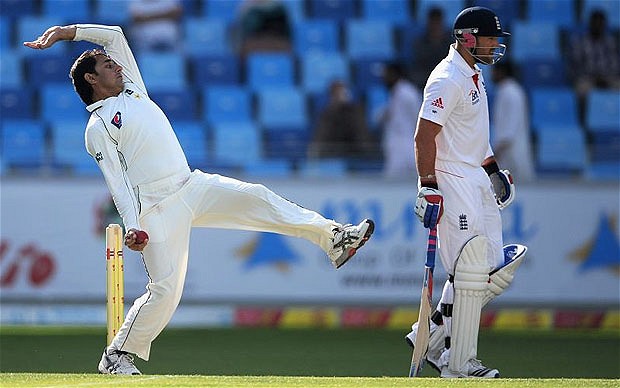 Ajmal Bowling action