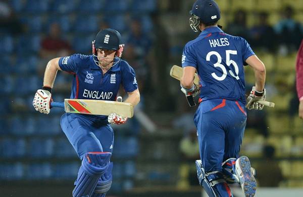 Alex Hales and Eoin Morgan 