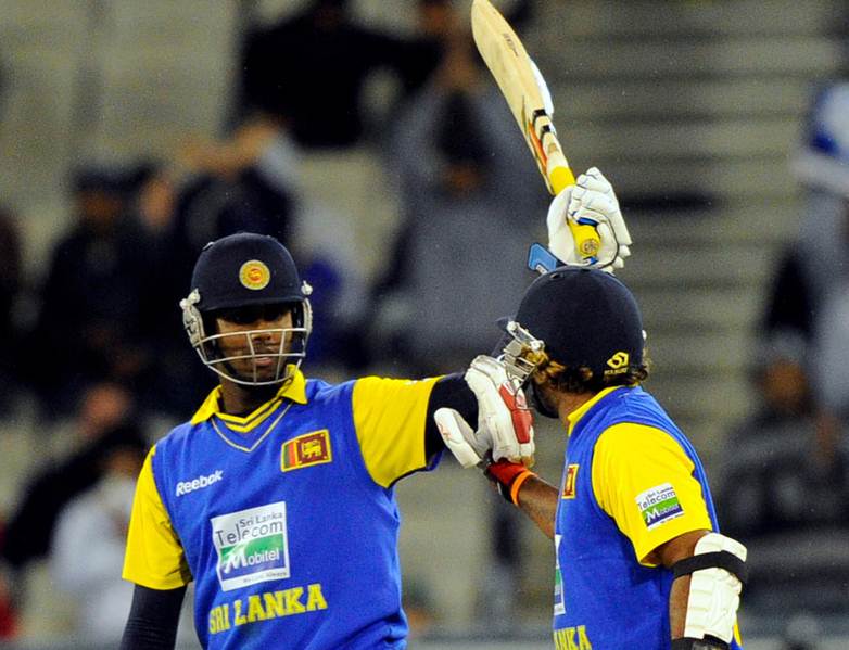 Angelo Mathews and Lasith Malinga