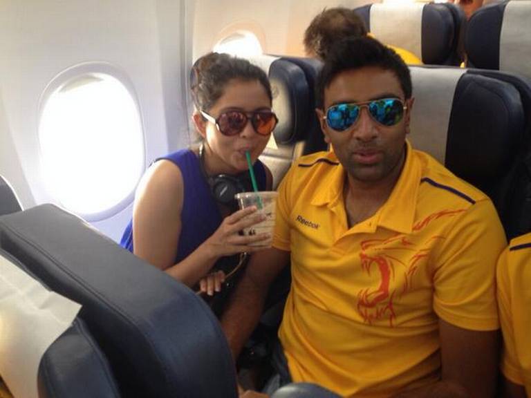 Recently married couple, Ravi Ashwin and wife Prithi (Photo: ABP live)