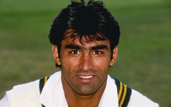 A portrait of Ata-Ur Rehman of Pakistan during the nets at Lord's cricket ground, London