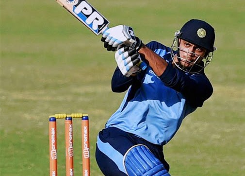 Axar Patel in the Vijay Hazare Trophy 2015