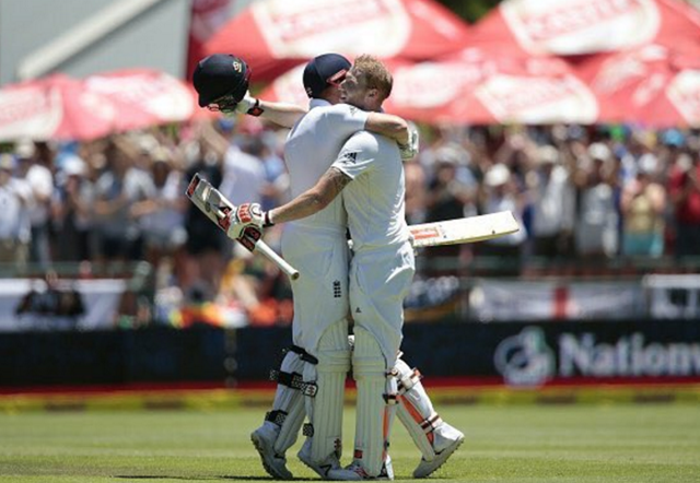 Ben Stokes and Jonny Bairstow made a record 399-run partnership vs South Africa. (Photo Source: Twitter)