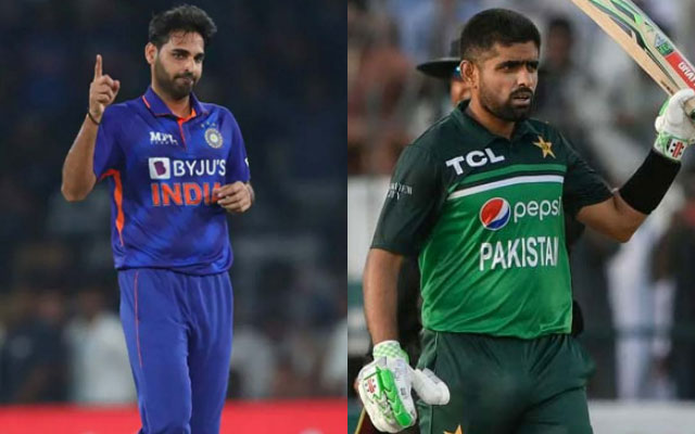 Bhuvneshwar Kumar and Babar Azam